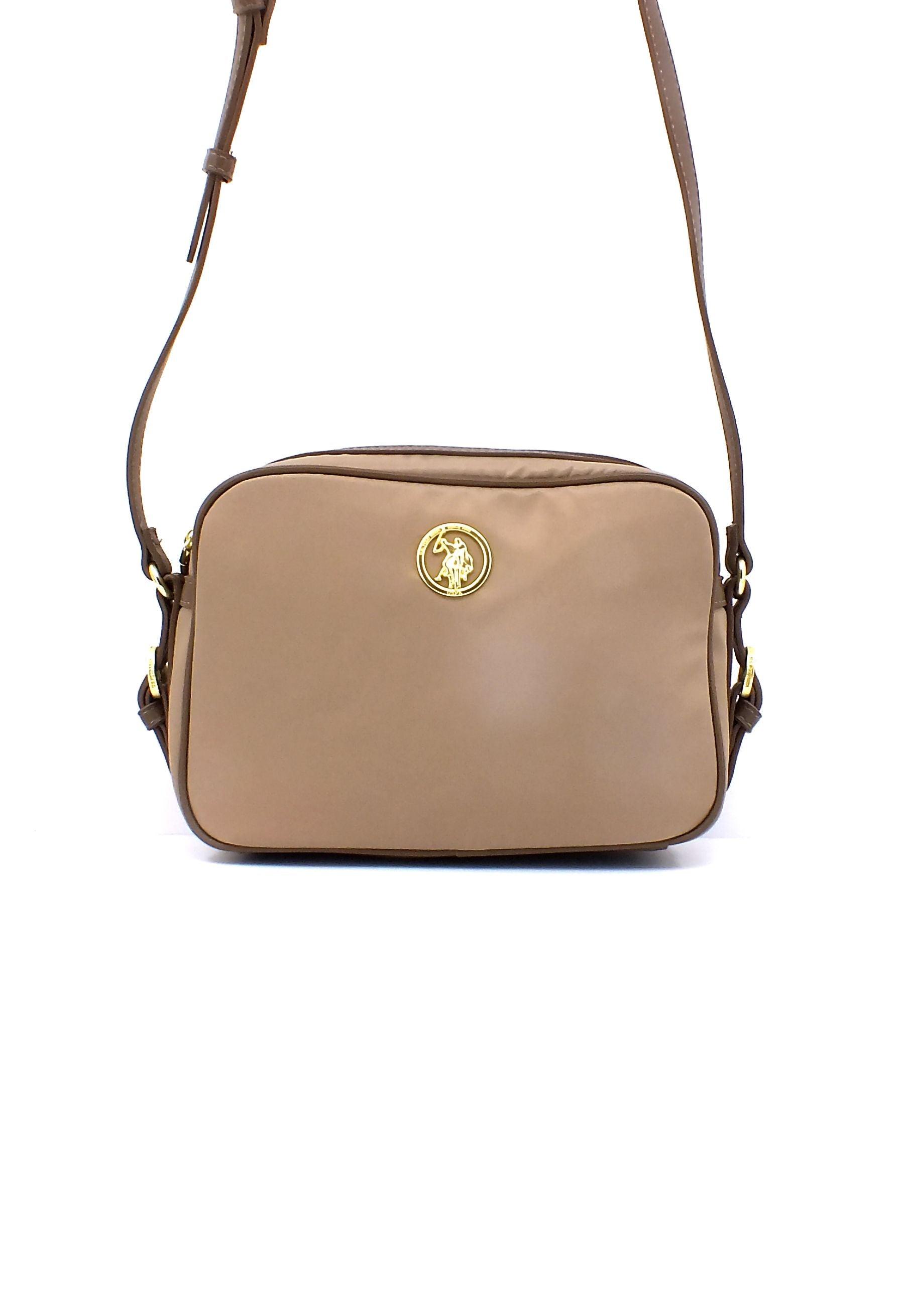 U.S. POLO ASSN. Houston Tracolla Crossbody Light Taupe BIUHU6054WIP547 - Sandrini Calzature e Abbigliamento