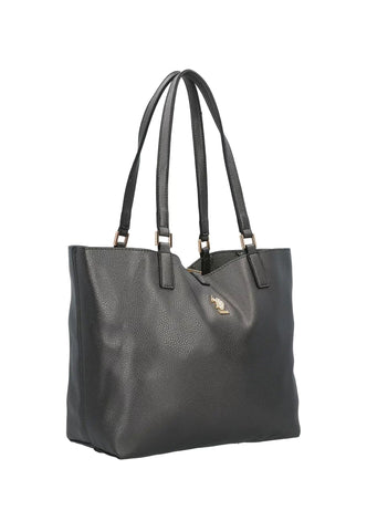 U.S. POLO ASSN. Malibu Borsa Shopping Con Pochette Antique Silver BEUM15736WVG951 - Sandrini Calzature e Abbigliamento