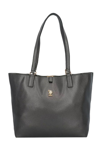 U.S. POLO ASSN. Malibu Borsa Shopping Con Pochette Antique Silver BEUM15737WVG951 - Sandrini Calzature e Abbigliamento