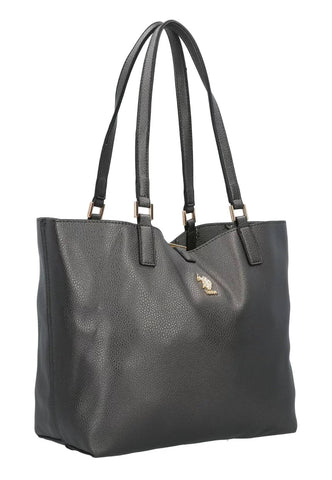 U.S. POLO ASSN. Malibu Borsa Shopping Con Pochette Antique Silver BEUM15737WVG951 - Sandrini Calzature e Abbigliamento