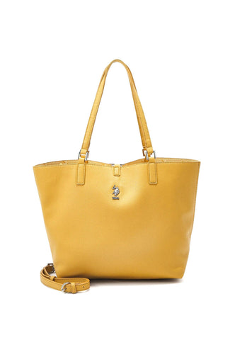 U.S. POLO ASSN. Malibu Borsa Shopping Con Pochette Mustard BEUM15736WVG302 - Sandrini Calzature e Abbigliamento