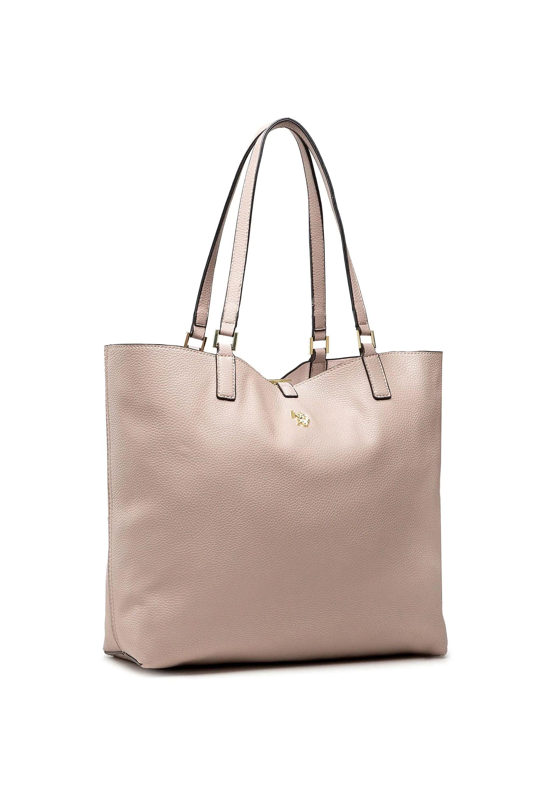 U.S. POLO ASSN. Malibu Borsa Shopping Con Pochette Pink Gold BEUM15736WVG499 - Sandrini Calzature e Abbigliamento