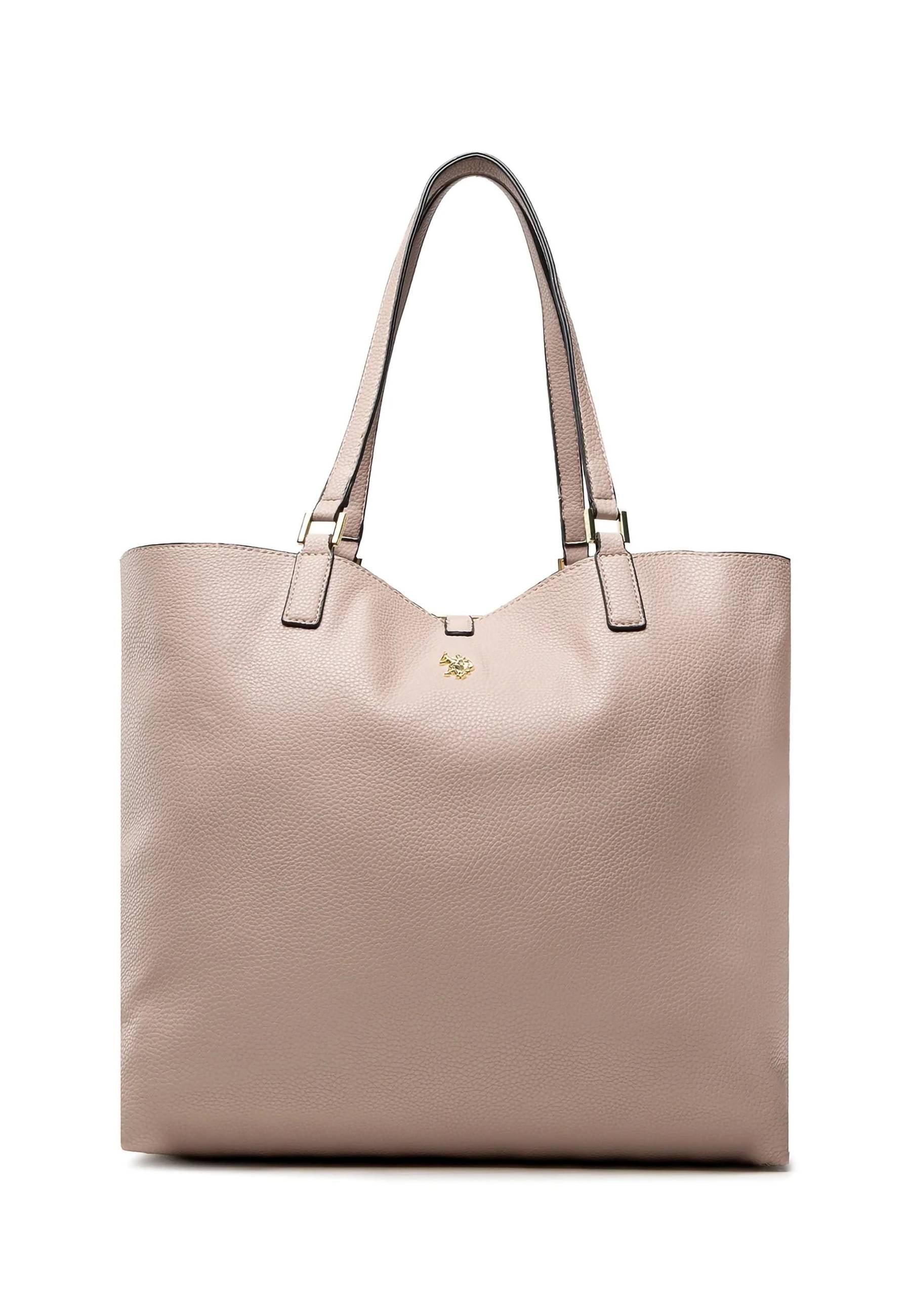 U.S. POLO ASSN. Malibu Borsa Shopping Con Pochette Pink Gold BEUM15737WVG499 - Sandrini Calzature e Abbigliamento