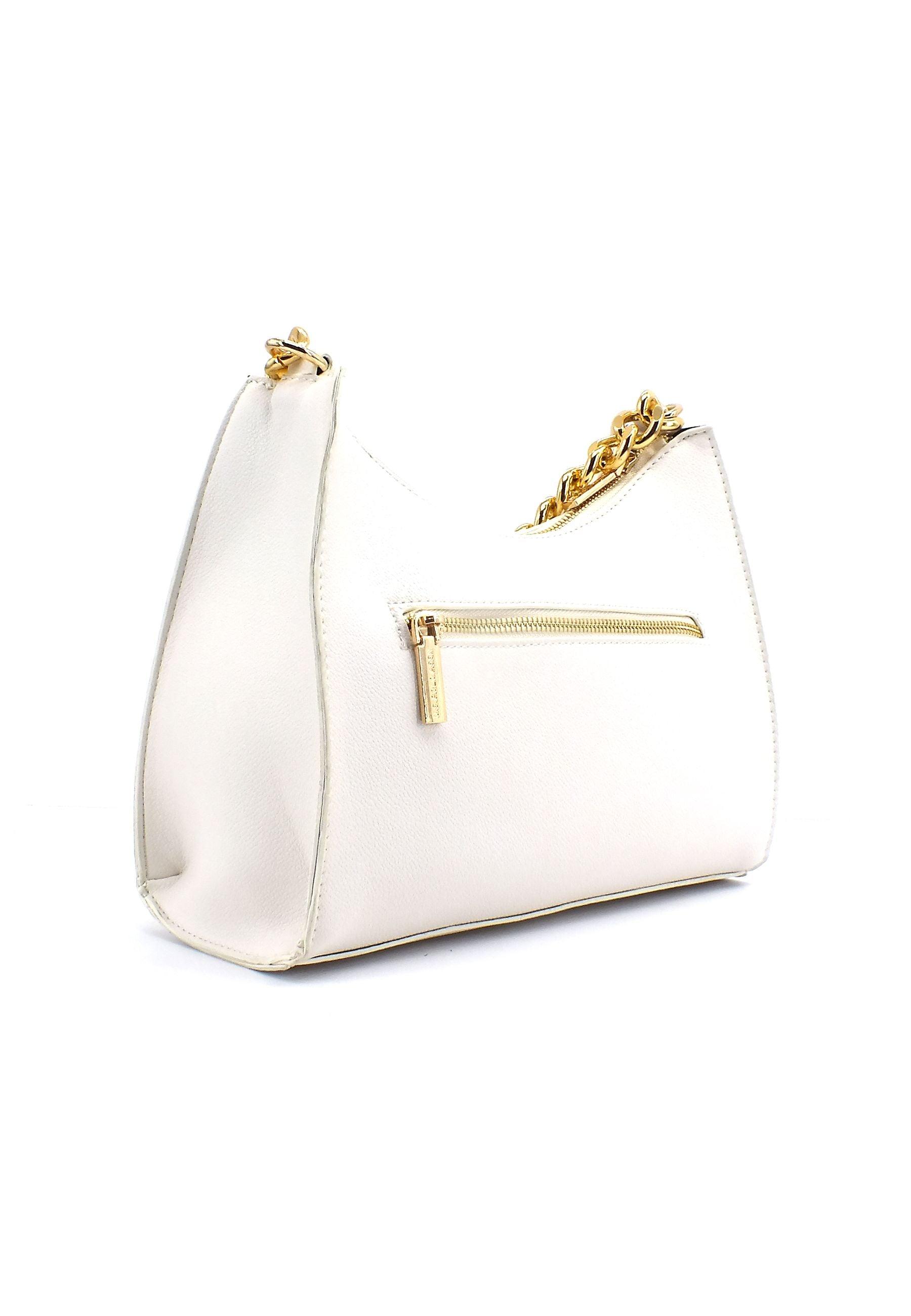 U.S. POLO ASSN. New Jones Borsa Handle Chain Off White BEUJE6007WVP802 - Sandrini Calzature e Abbigliamento