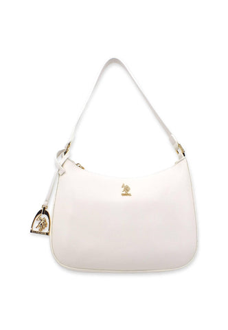 U.S. POLO ASSN. New Jones Borsa Hobo Off White BIUJE5568WVP802 - Sandrini Calzature e Abbigliamento