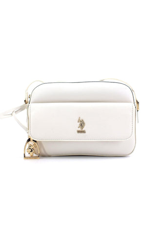 U.S. POLO ASSN. New Jones Tracolla Crossbody Off White BIUJE5564WVP802 - Sandrini Calzature e Abbigliamento