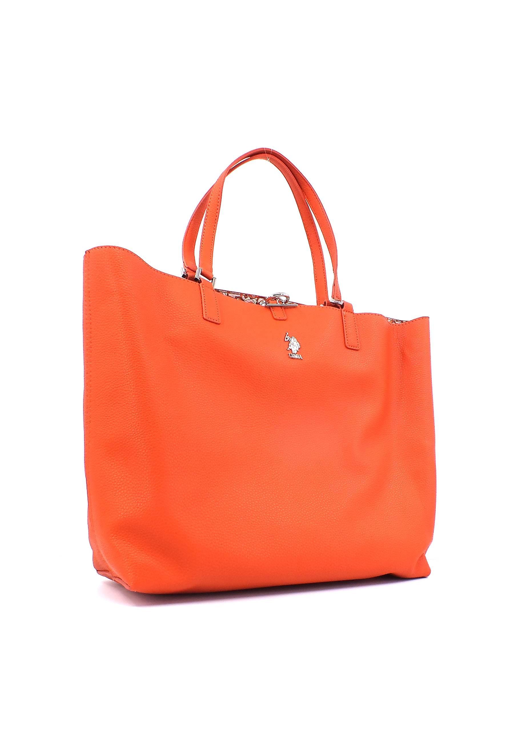U.S. POLO ASSN. Rogersiville Borsa Shopping Con Pochette Orange BEURR6001WVG301 - Sandrini Calzature e Abbigliamento