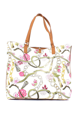 U.S. POLO ASSN. Rogersiville Borsa Shopping Con Pochette Tan BEURR6000WVG521 - Sandrini Calzature e Abbigliamento