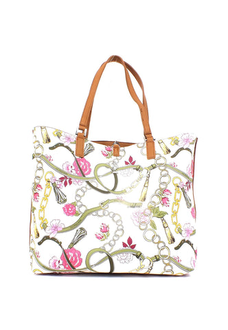 U.S. POLO ASSN. Rogersiville Borsa Shopping Con Pochette Tan BEURR6001WVG521 - Sandrini Calzature e Abbigliamento