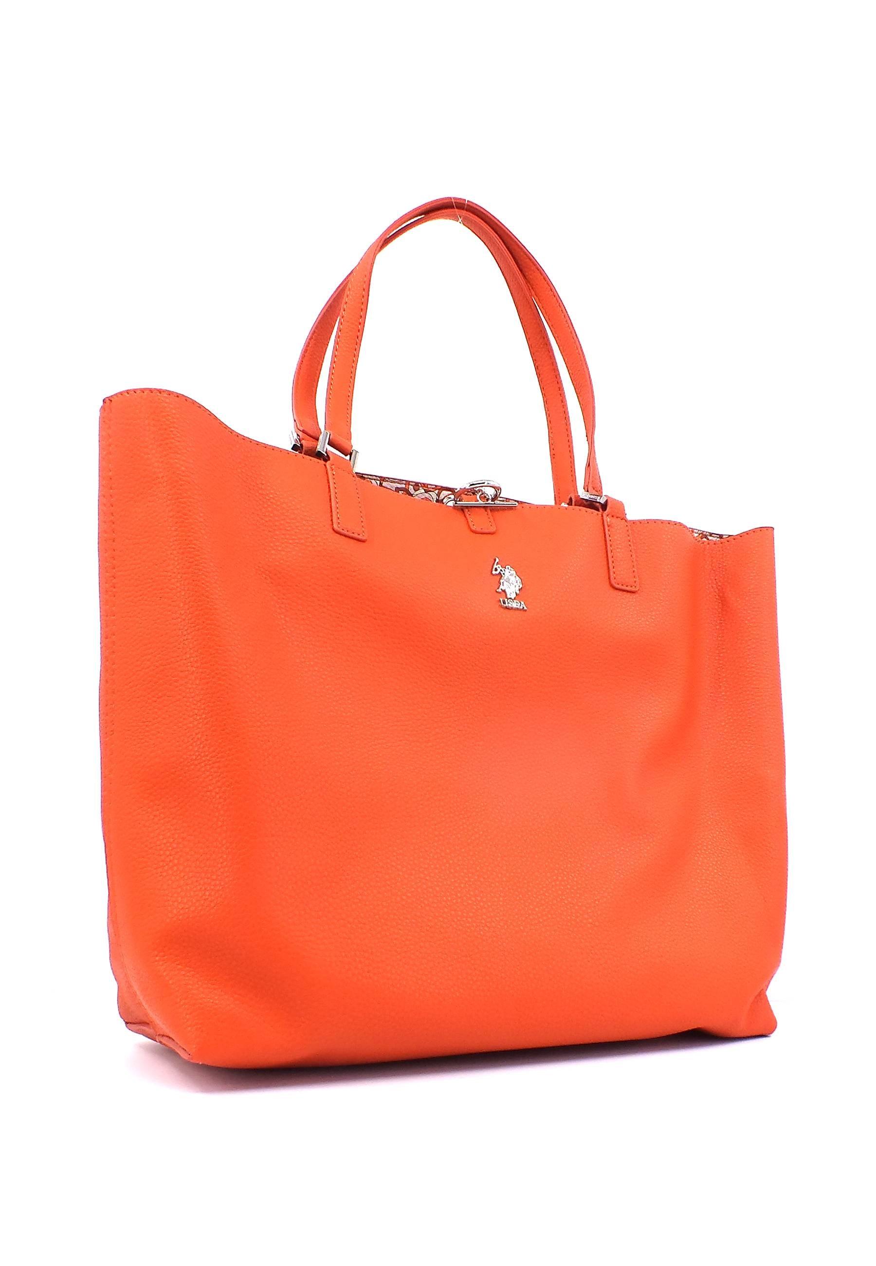 U.S. POLO ASSN. Rogersiville Borsa Shopping Reversibile Orange BEURR6000WVG301 - Sandrini Calzature e Abbigliamento