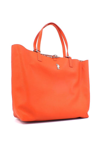 U.S. POLO ASSN. Rogersiville Borsa Shopping Reversibile Orange BEURR6000WVG301 - Sandrini Calzature e Abbigliamento