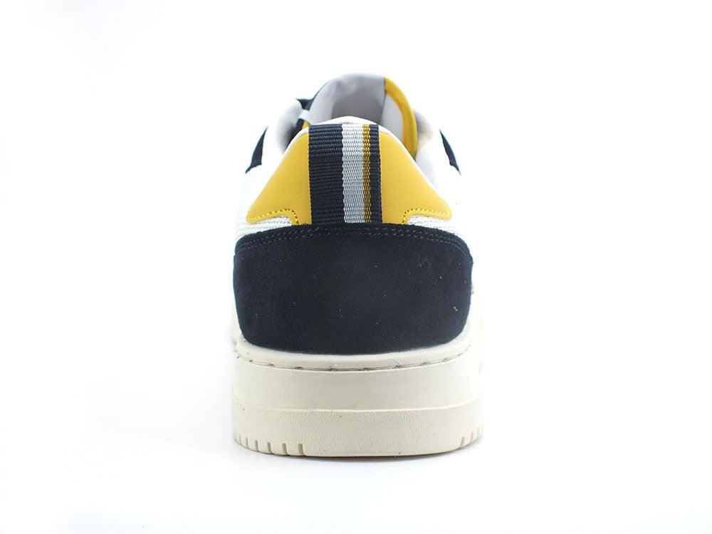 U.S. POLO ASSN. Sneaker Logo Eco Suede Bianco Blu - Sandrini Calzature e Abbigliamento