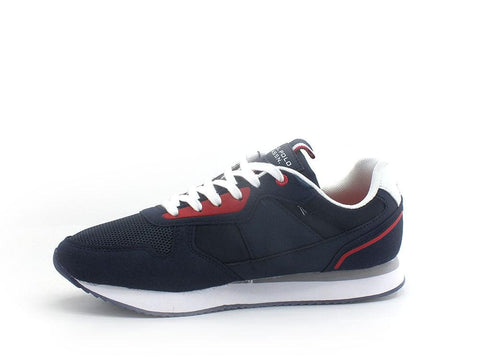 U.S. POLO ASSN. Sneaker Logo Eco Suede Blu Medievale - Sandrini Calzature e Abbigliamento