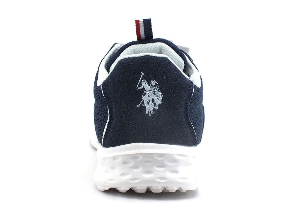 U.S. POLO ASSN. Sneaker Logo Eco Suede Blu Scuro - Sandrini Calzature e Abbigliamento