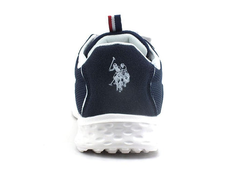 U.S. POLO ASSN. Sneaker Logo Eco Suede Blu Scuro - Sandrini Calzature e Abbigliamento