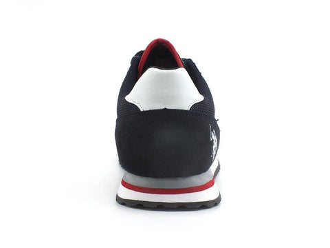 U.S. POLO ASSN. Sneaker Logo Mesh Dark Blu Bianco - Sandrini Calzature e Abbigliamento