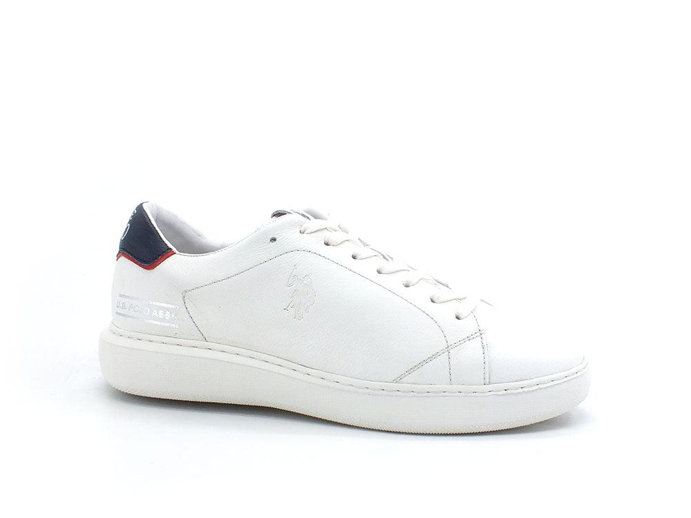 U.S. POLO ASSN. Sneaker Logo Printed Bianco - Sandrini Calzature e Abbigliamento