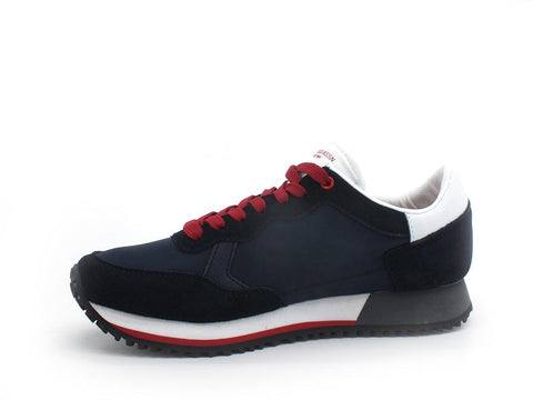 U.S. POLO ASSN. Sneaker Logo Printed Dark Blu Bianco - Sandrini Calzature e Abbigliamento