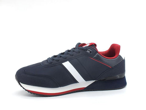 U.S. POLO ASSN. Sneaker Logo Printed Dark Blu - Sandrini Calzature e Abbigliamento