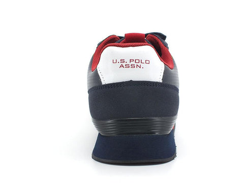 U.S. POLO ASSN. Sneaker Logo Printed Dark Blu - Sandrini Calzature e Abbigliamento