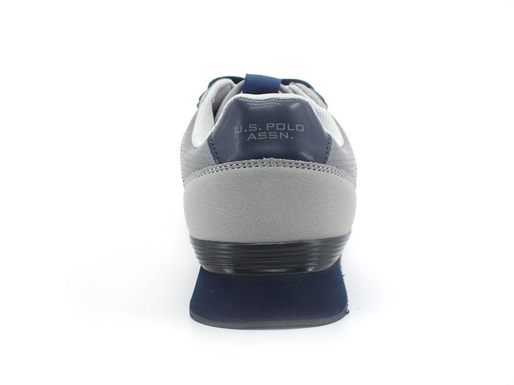 U.S. POLO ASSN. Sneaker Logo Printed Grigio Chiaro - Sandrini Calzature e Abbigliamento