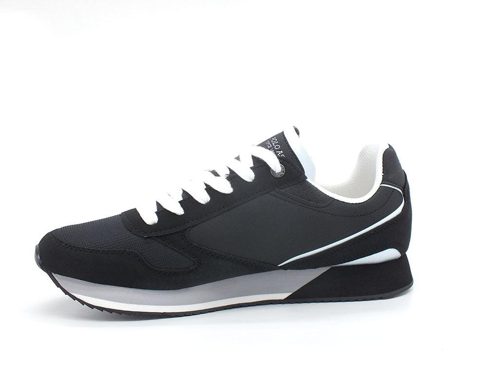U.S. POLO ASSN. Sneaker Logo Tricolor Nero - Sandrini Calzature e Abbigliamento