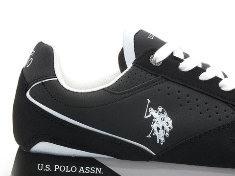 U.S. POLO ASSN. Sneaker Logo Tricolor Nero - Sandrini Calzature e Abbigliamento