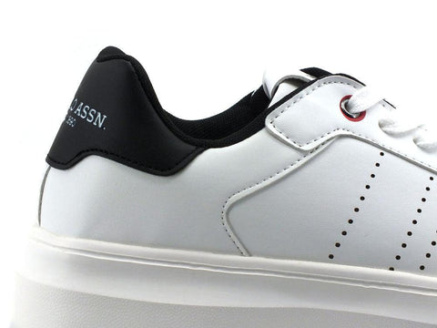 U.S. POLO ASSN. Sneaker Retro Black Bianco - Sandrini Calzature e Abbigliamento