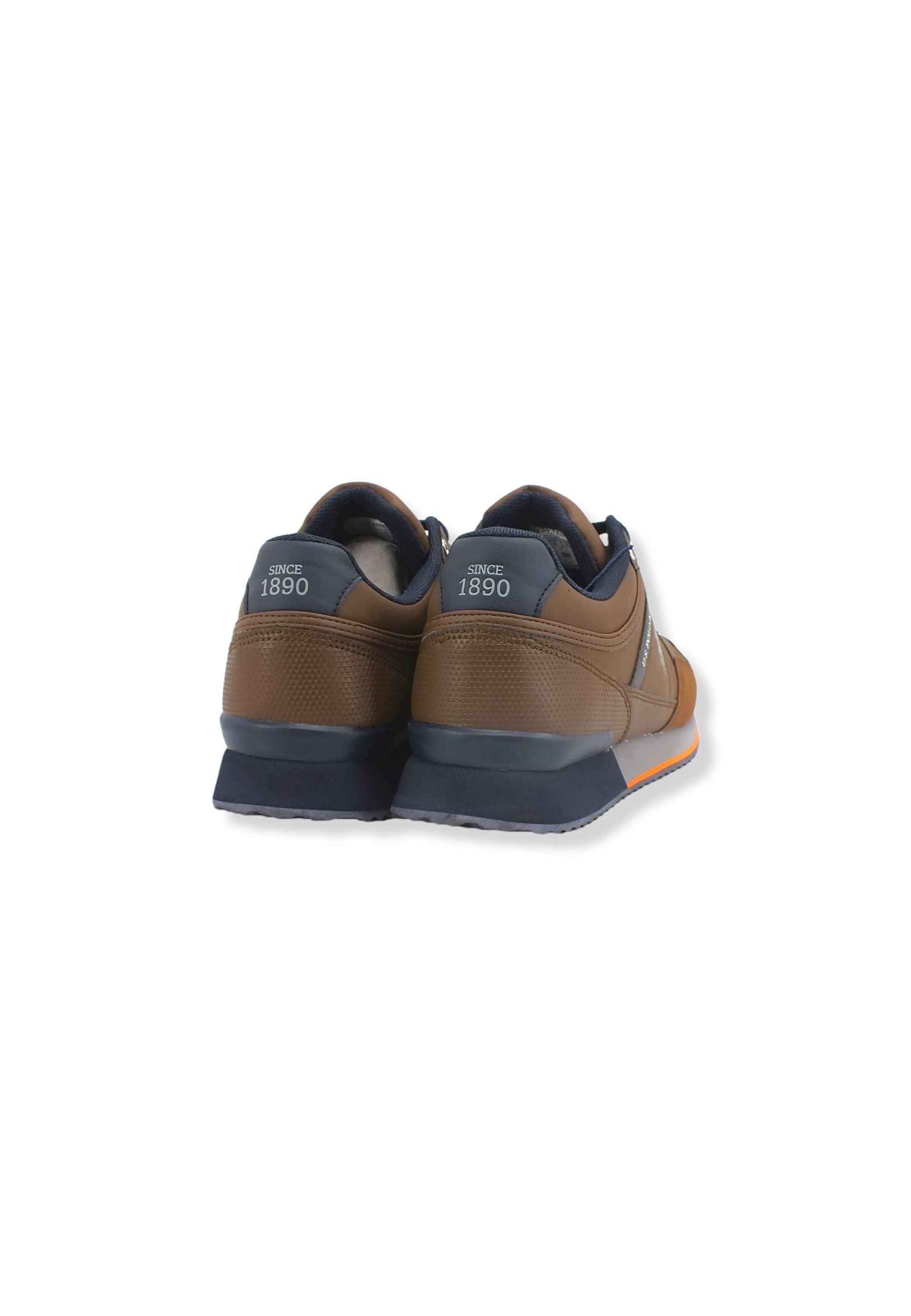 U.S. POLO ASSN. Sneaker Running Uomo Brown GARMY001A - Sandrini Calzature e Abbigliamento