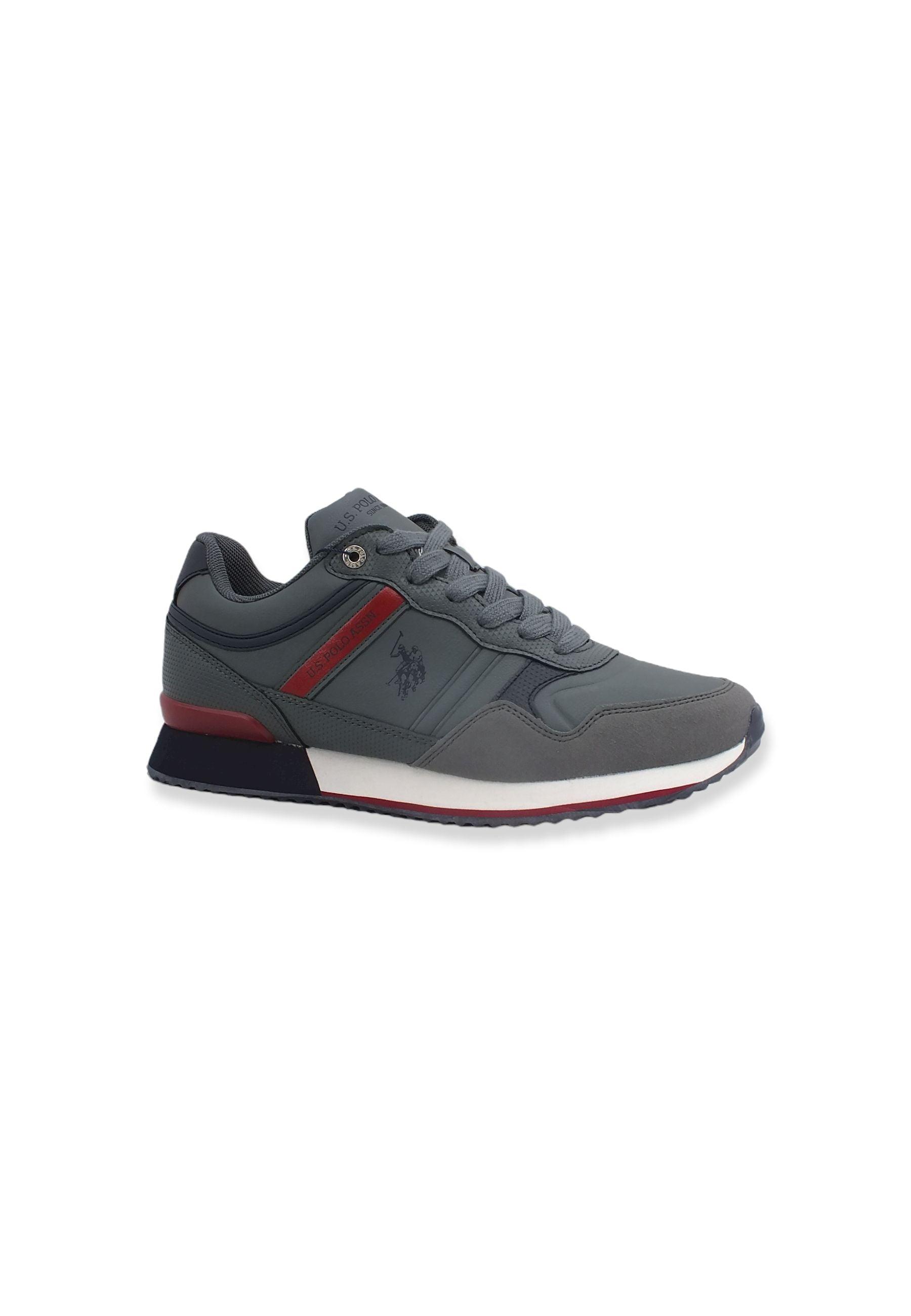 U.S. POLO ASSN. Sneaker Running Uomo Grey GARMY001A - Sandrini Calzature e Abbigliamento