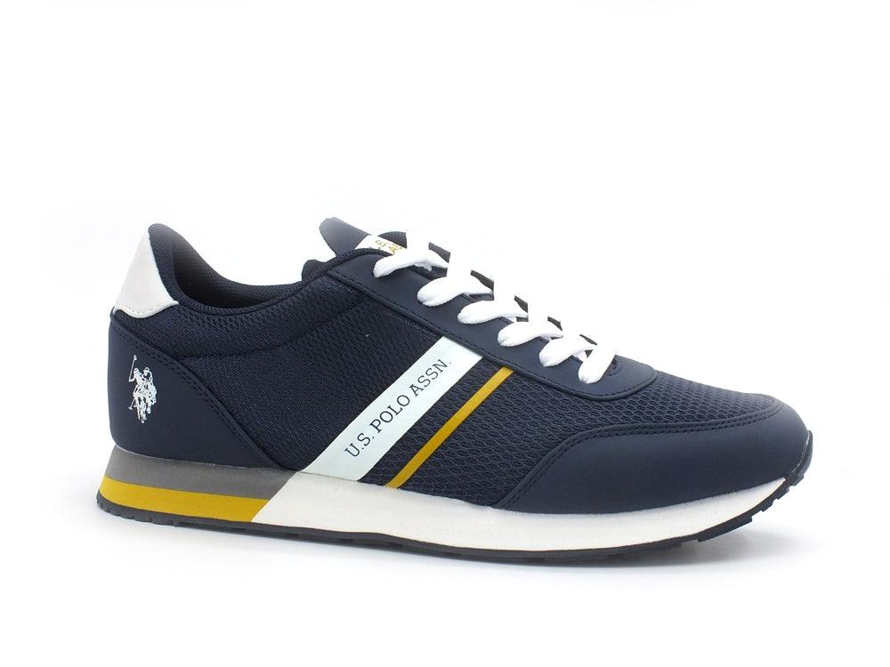 U.S. POLO ASSN. Sneaker Running Uomo Logo Navy BRANDON2 - Sandrini Calzature e Abbigliamento