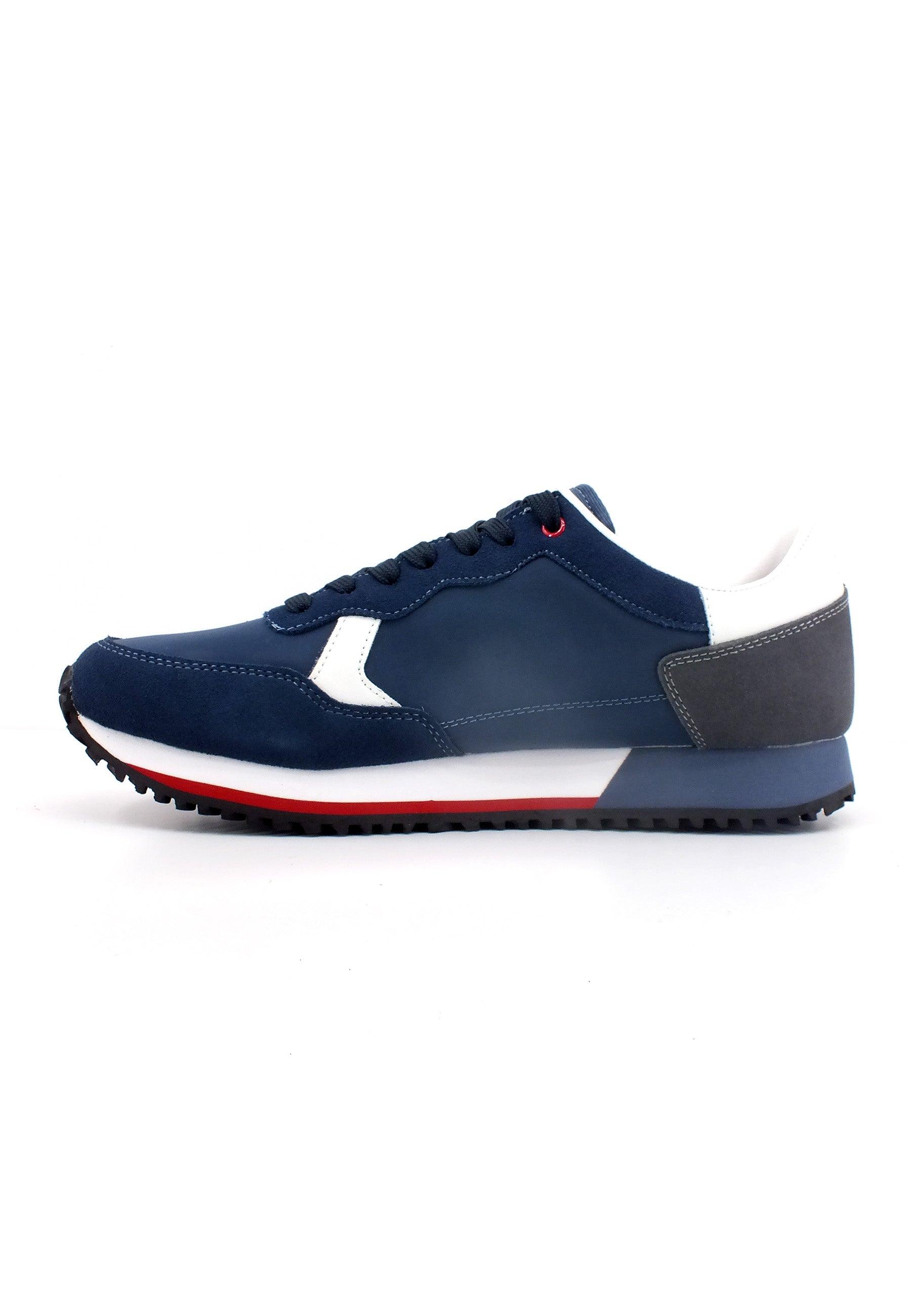 U.S. POLO ASSN. Sneaker Uomo Blue Grey White CLEEF001A - Sandrini Calzature e Abbigliamento