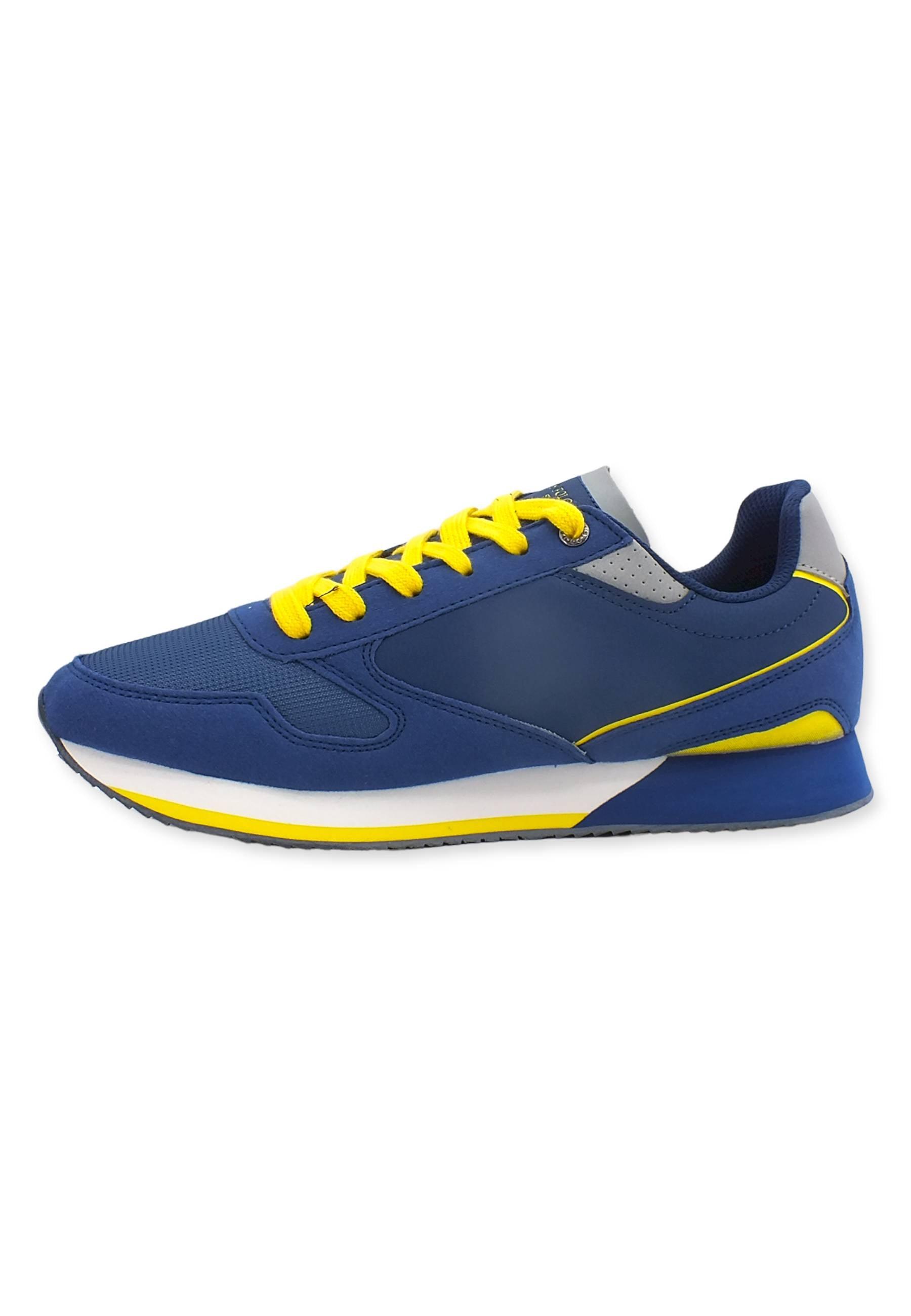 U.S. POLO ASSN. Sneaker Uomo Blue NOBIL003B - Sandrini Calzature e Abbigliamento