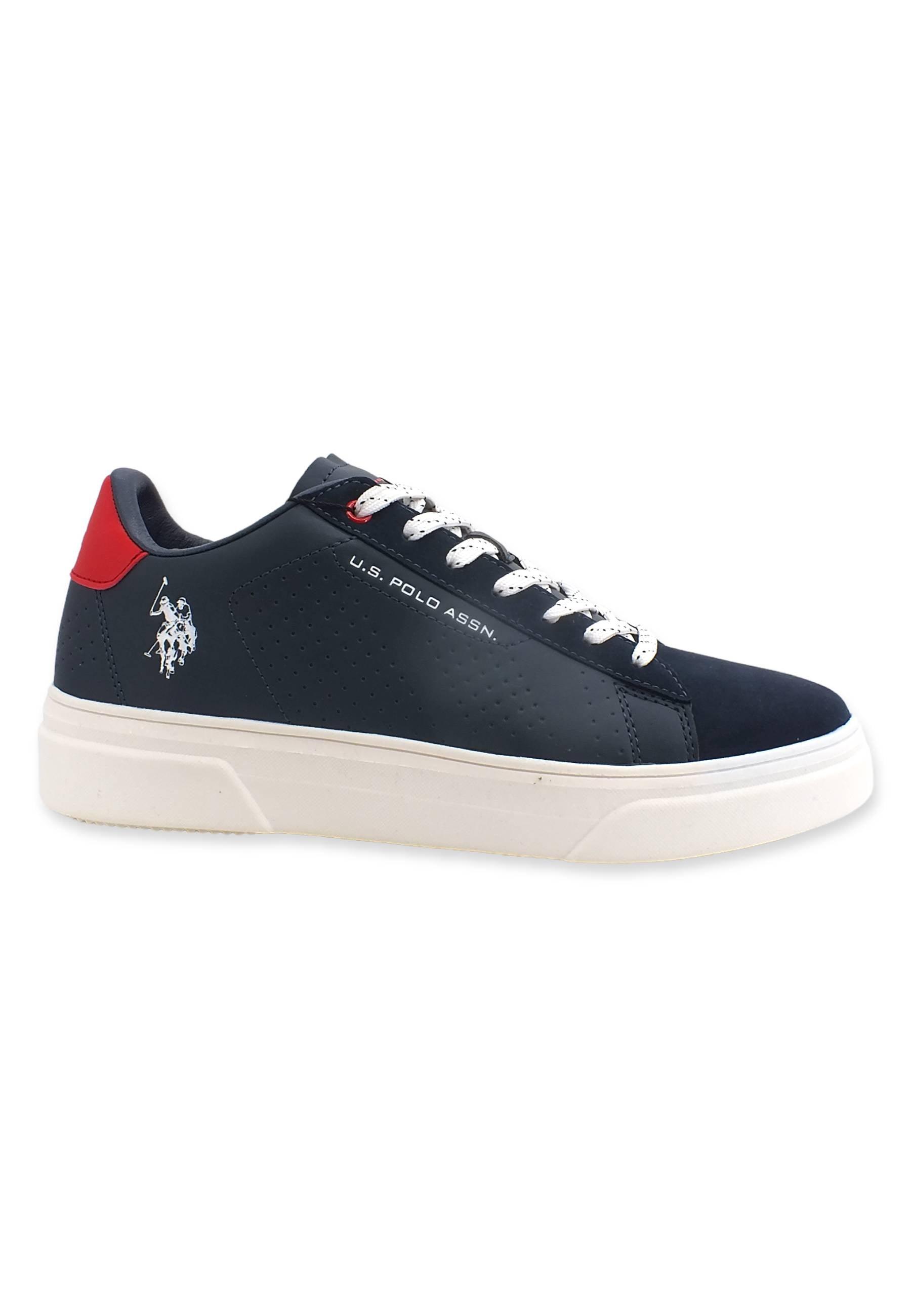 U.S. POLO ASSN. Sneaker Uomo Dark Blue Red URUS001A - Sandrini Calzature e Abbigliamento