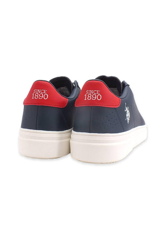 U.S. POLO ASSN. Sneaker Uomo Dark Blue Red URUS001A - Sandrini Calzature e Abbigliamento