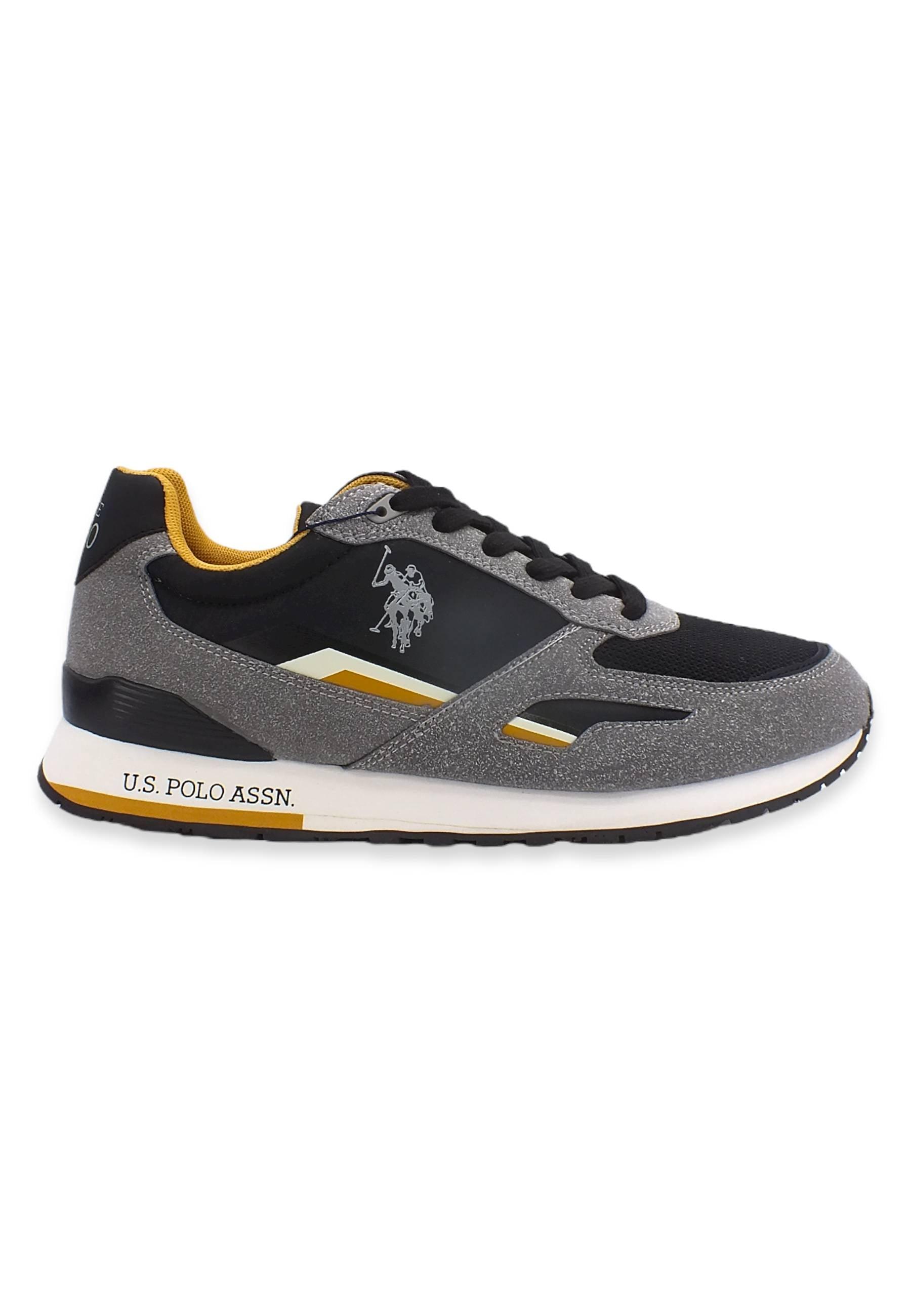 U.S. POLO ASSN. Sneaker Uomo Grey Black TABRY001B - Sandrini Calzature e Abbigliamento