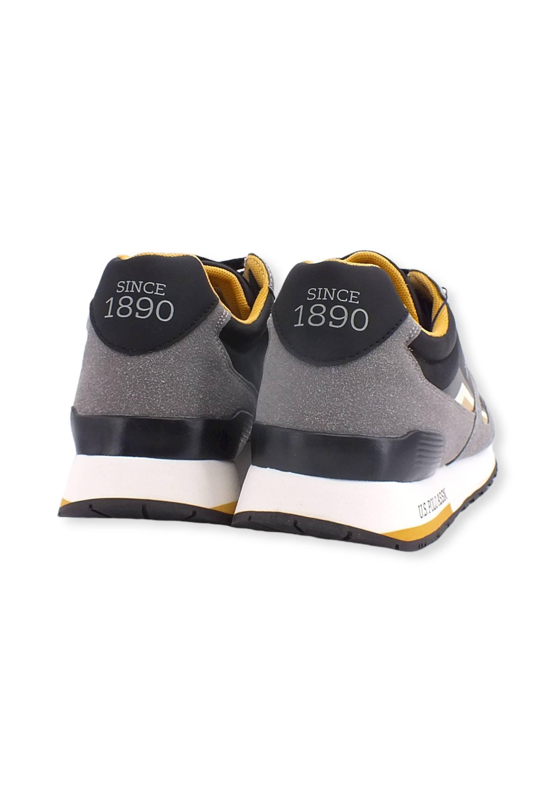 U.S. POLO ASSN. Sneaker Uomo Grey Black TABRY001B - Sandrini Calzature e Abbigliamento