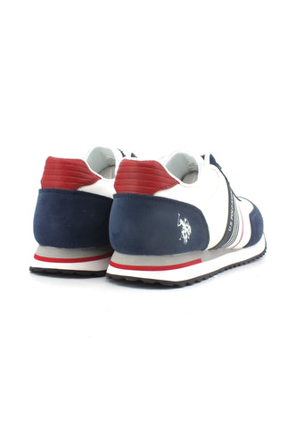 U.S. POLO ASSN. Sneaker Uomo White Dark Blue XIRIO001B - Sandrini Calzature e Abbigliamento