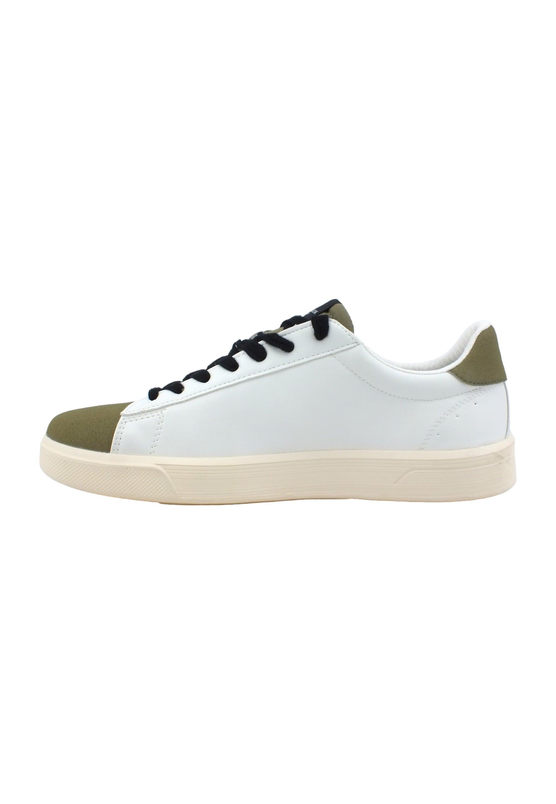 U.S. POLO ASSN. Sneaker Uomo White Olive BRYAN001 - Sandrini Calzature e Abbigliamento