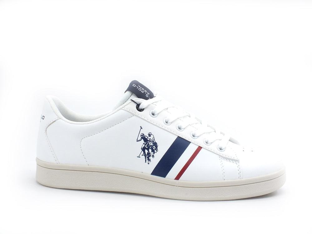 U.S. POLO ASSN. Sneaker Uomo White Red ALCOR - Sandrini Calzature e Abbigliamento