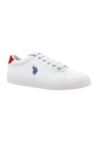 U.S. POLO ASSN. Sneaker Uomo White Red MARCX001A - Sandrini Calzature e Abbigliamento