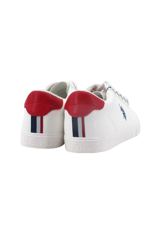 U.S. POLO ASSN. Sneaker Uomo White Red MARCX001A - Sandrini Calzature e Abbigliamento