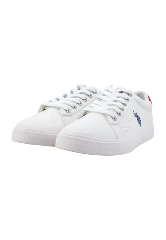 U.S. POLO ASSN. Sneaker Uomo White Red MARCX001A - Sandrini Calzature e Abbigliamento