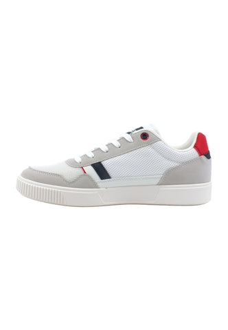 U.S. POLO ASSN. Sneaker Uomo White Red TYMES001 - Sandrini Calzature e Abbigliamento