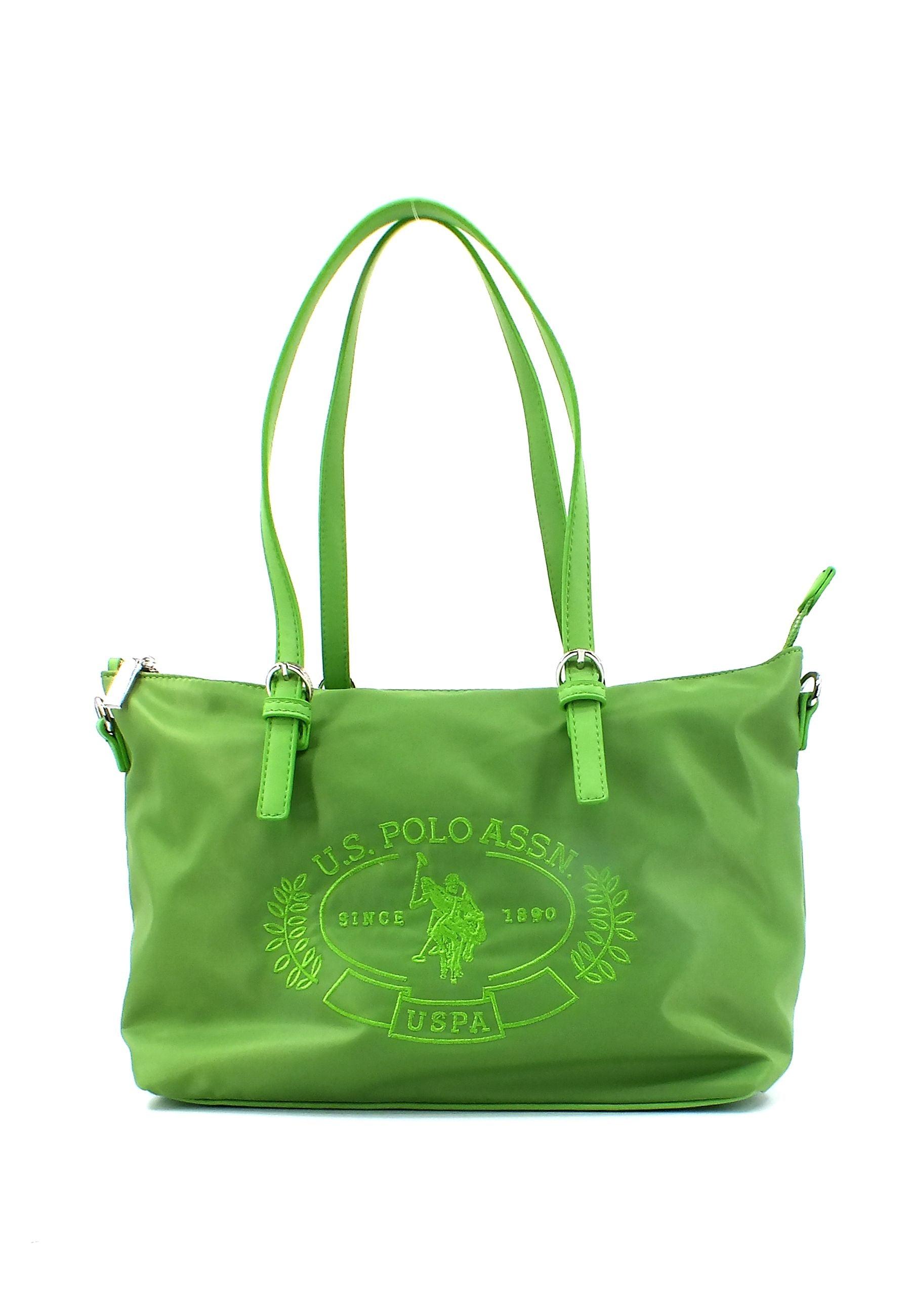 U.S. POLO ASSN. Springfield Borsa Green BEUPA5087WIP700 - Sandrini Calzature e Abbigliamento