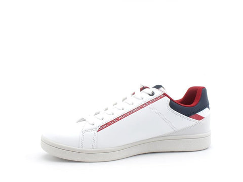 U.S. POLO Sneaker Eco Leather White ALCOR001 - Sandrini Calzature e Abbigliamento