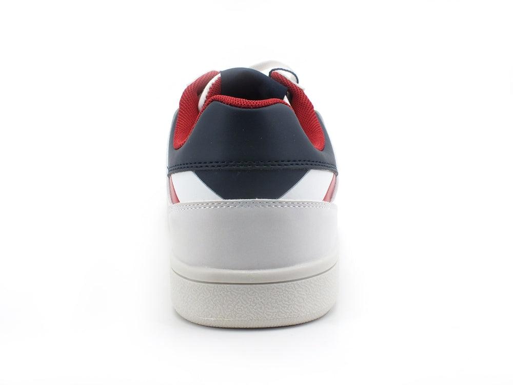 U.S. POLO Sneaker Eco Leather White ALCOR001 - Sandrini Calzature e Abbigliamento