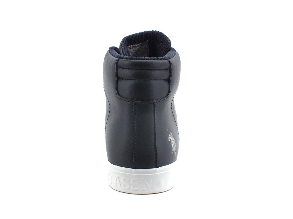 U.S. POLO Sneaker Hi Eco Leather Dark Blue MARCS002 - Sandrini Calzature e Abbigliamento