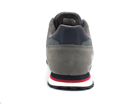 U.S. POLO Sneaker Running Eco Suede Grey XIRIO001 - Sandrini Calzature e Abbigliamento