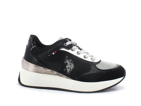 U.S. POLO Sneaker Running Mesh Black BLOOM001 - Sandrini Calzature e Abbigliamento